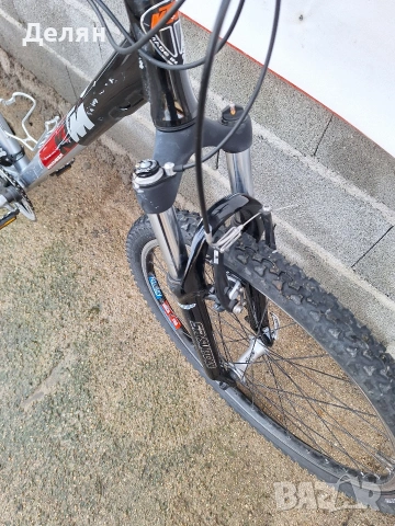 Велосипед KTM 26",алуминиева рамка,преден амортисьор заключващ,скорост 3×9,монтаж SHIMANO LX, снимка 6 - Велосипеди - 53600204