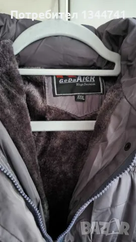 Зимно топло яке с качулка размер XL, снимка 3 - Якета - 47415688