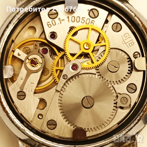 GUB glashutte 60.1 Германия работещ, снимка 7 - Антикварни и старинни предмети - 52231409
