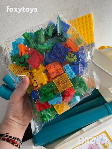 Комплект масичка, конструктор и столче - животни, снимка 5 - Конструктори - 53571016