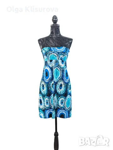 Лятна рокля без презрамки, снимка 1