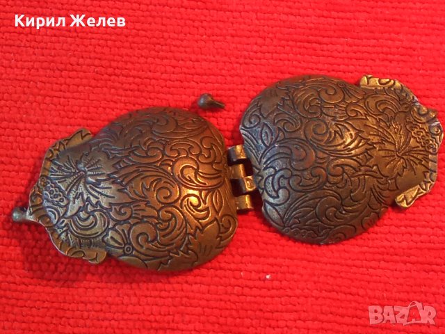 СТАРИ БРОНЗОВИ ОРНАМЕНТИРАНИ ПАФТИ 6047