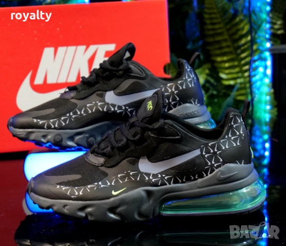 NIKE AIR MAX 270 REACT Цвят-Черно и Зелено дамски маратонки 