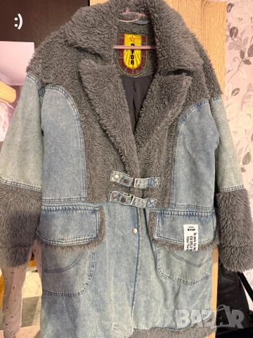 Дамско дънково яке с подплата 