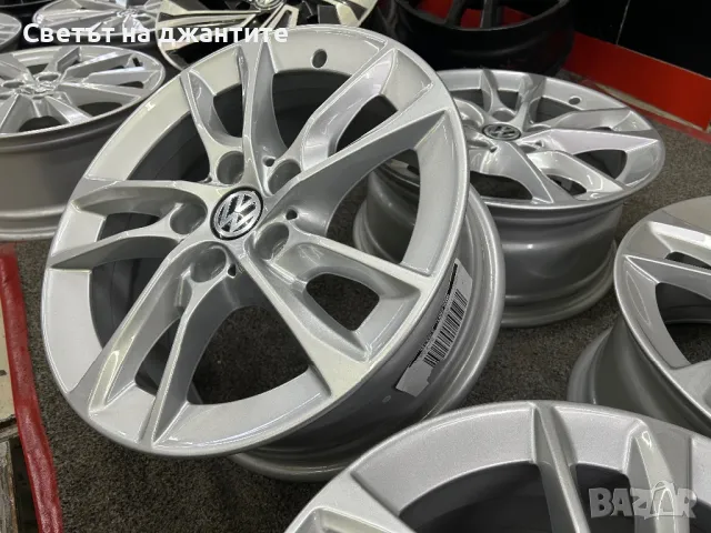 Джанти 16 Цола 5х112 VW Golf Touaran Caddy Skoda Octavia Audi A3 , снимка 4 - Гуми и джанти - 49295983
