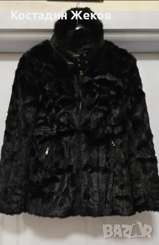  Ново . Дамско пухено палто. ZARA WOMAN. , снимка 4 - Палта, манта - 56047289