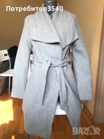 Сиво палто Esprit, снимка 3 - Палта, манта - 42446849