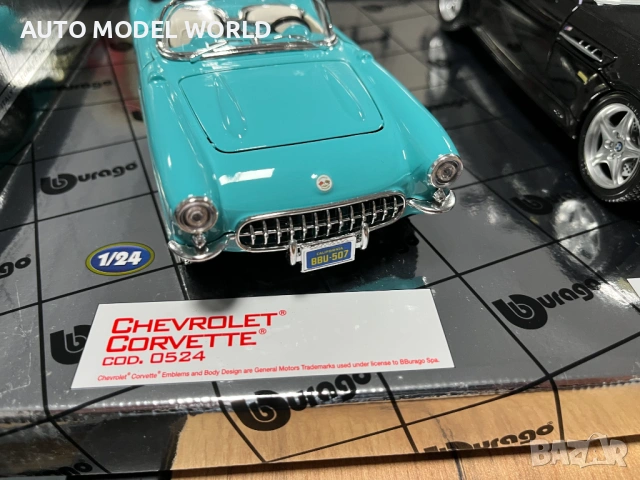 Колекционерски комплект BBURAGO GOLD COLECTON 1:18 и 1:24 BMW,FERRARI 119 лв. / 60.84 €, снимка 3 - Колекции - 53238078