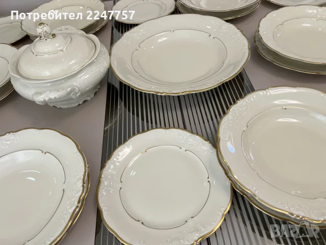 Сервиз за хранене KPM слонова кост, снимка 9 - Сервизи - 56339717