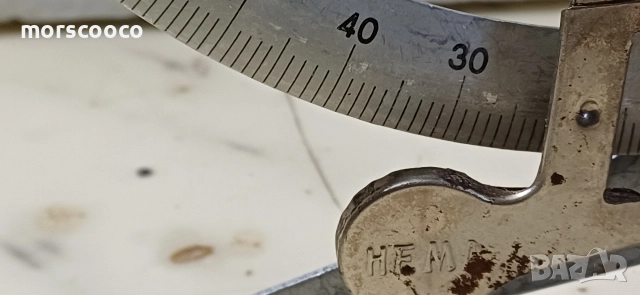 Стара малка пощенска везна -,,Hema"- 100гр. , снимка 3 - Антикварни и старинни предмети - 52912426