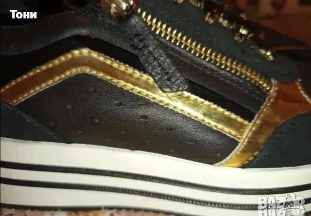  GEOX RESPIRA Оригинал Италиански Дамски Маратонки Изцяло от Естествена Кожа Нови 39, снимка 2 - Маратонки - 53485476