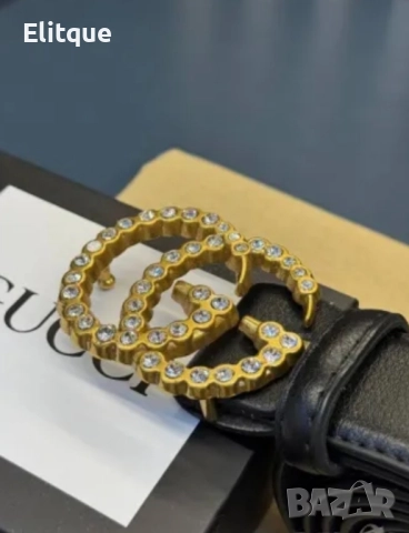 колани от естествена кожа в кутия Gucci 4см, снимка 8 - Колани - 52567457