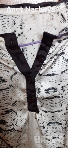 Дамска блуза лятна с лъскавина , снимка 1 - Ризи - 41635645