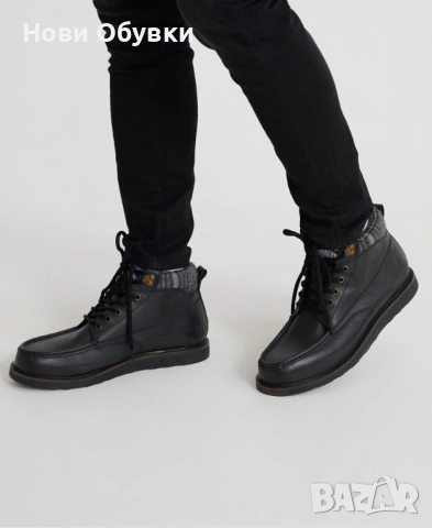 Superdry, 41, нови, оригинални мъжки боти, естествена кожа, снимка 2 - Мъжки боти - 52090952