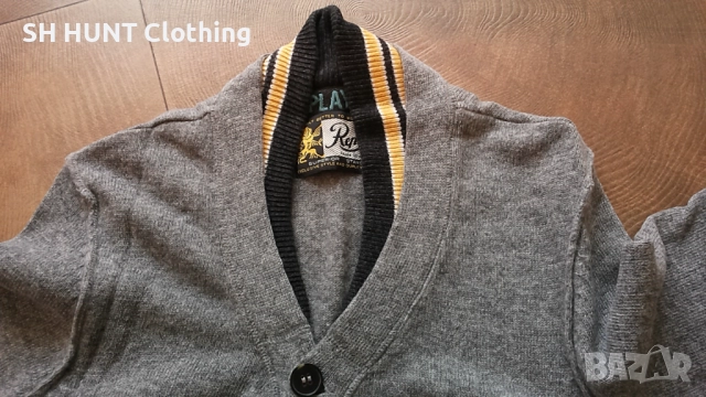 REPLAY KNIT 86% Wool размер L мъжка жилетка 86% Вълна 3-32, снимка 3 - Пуловери - 52695939