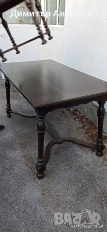 Маса с 4 стола - Дърво, снимка 15 - Маси - 42462201