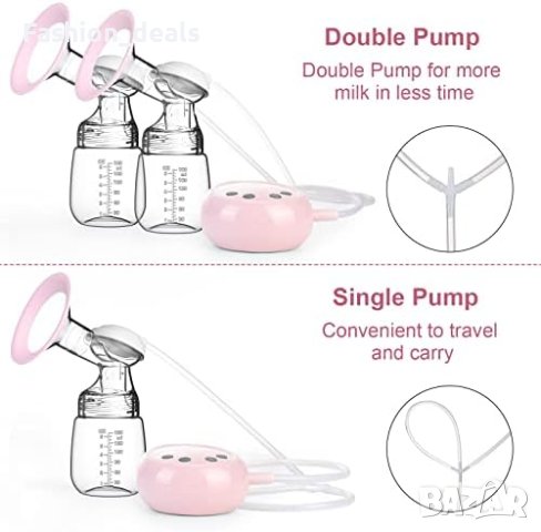 Нова Двойна Електрическа помпа за кърма/3 режима 9 нива LED дисплей/Майки, снимка 3 - Помпи за кърма - 41468413