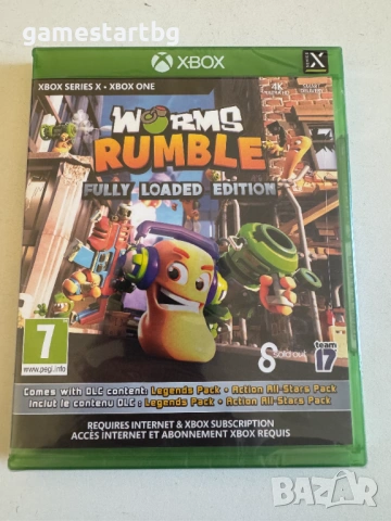 Worms Rumble: Fully Loaded Edition за Xbox one - Нова запечатана