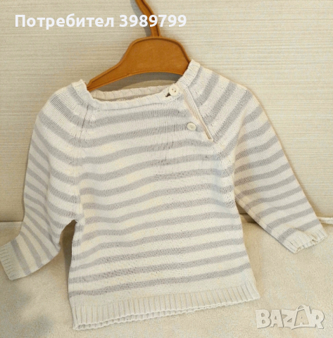 Детски блузки и панталон за момиче, 9-12м, снимка 3 - Бебешки блузки - 44530446