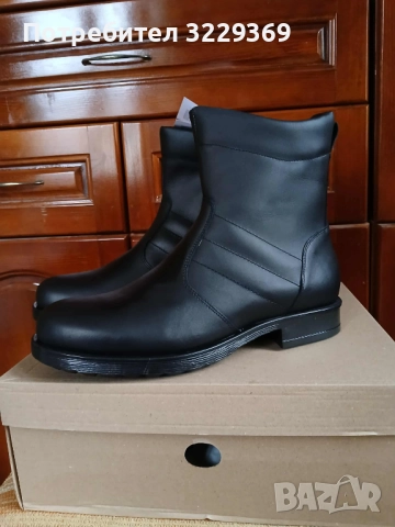 Боти ботушки с цип 43р., снимка 3 - Мъжки боти - 52345839