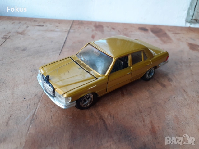 Стара метална колекционерска количка Mercedes SE 350