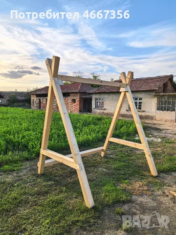 Масивна градинска люлка , снимка 1 - Градински мебели, декорация  - 56215819