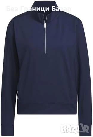 Нов Суитшърт Adidas Ultimate365 дамски половин цип, спортен стил Размер XS