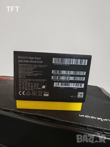 Xiaomi Poco F3 8/256 gb black, снимка 3 - Xiaomi - 52398780