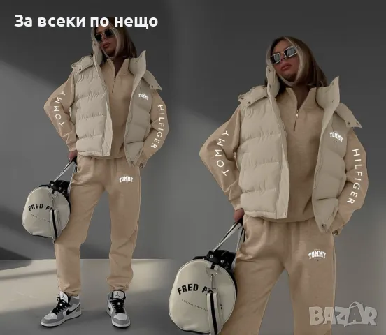 Дамски спортен комплект с бродирано лого Tommy Hilfiger - 5 налични цвята Код A124, снимка 3 - Спортни екипи - 47489185