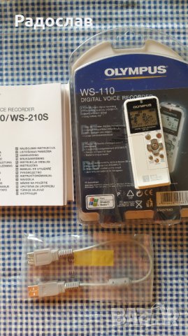 нов диктофон OLYMPUS