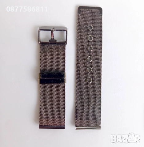 СТОМАНЕНА ВЕРИЖКА ЗА ЧАСОВНИК МЕШ MILANESE FINE MESH. ВЕРИЖКИ ЗА ЧАСОВНИЦИ MILANO ПЛЕТЕНА СТОМАНА, снимка 3 - Каишки за часовници - 51614575