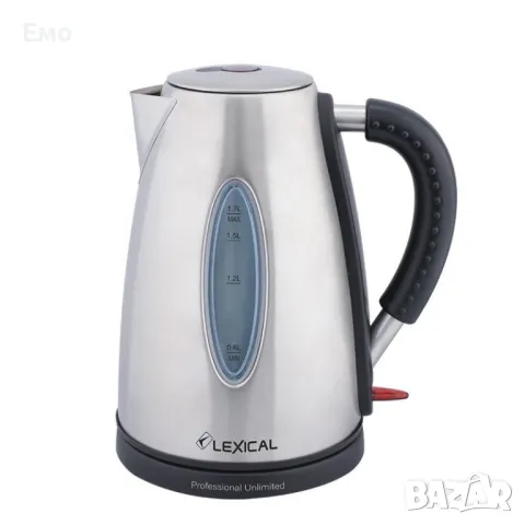 Електрическа кана от неръждаема стомана - Lexical LEK-1410 - Гаранция 24 месеца , снимка 2 - Кани - 48430923