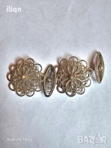 Сребърни Масивни ръкавели Филигран. Цена 39,99лв. Разгледайте и останалите ми обяви. , снимка 2 - Колиета, медальони, синджири - 49908803