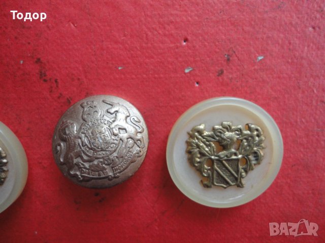 Старинни армейски копчета , снимка 3 - Колекции - 41654177
