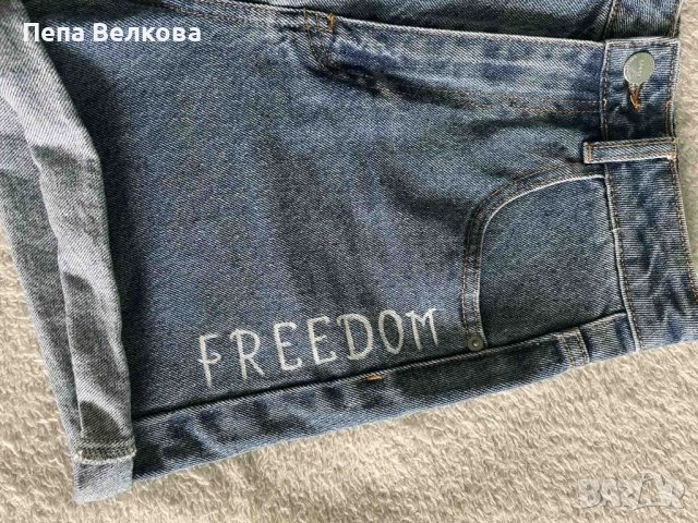 РЪЧНО нарисувани къси панталонки, снимка 2 - Къси панталони и бермуди - 40776968