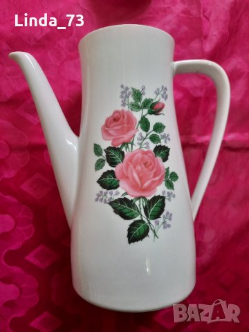 Чайник с красиви рози-порцелан-"Bavaria"-1.500мл. Маркирана за произход.  , снимка 8 - Аксесоари за кухня - 34175153