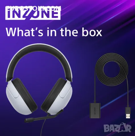 Гейминг слушалки Sony INZONE H3, кабелни слушалки за игри, снимка 5 - Слушалки и портативни колонки - 56156573