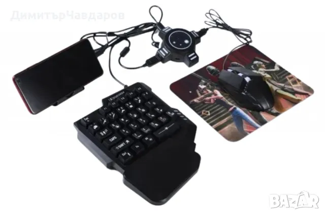 Промоция: Геймърска мишка и клавиатура за телефон, смартфон, таблет, снимка 5 - Друга електроника - 47740121