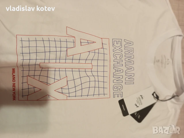Страхотна тениска Armani Exchange , снимка 2 - Тениски - 51113037