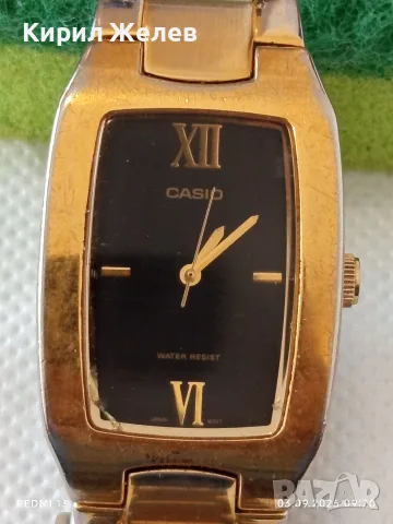 Елегантен дамски часовник CASIO JAPAN MOVT много красив 22351