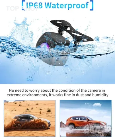 AHD камера за заден ход 1080P камера за заден ход за задно виждане, снимка 6 - Части - 48738968