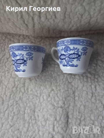 Четири красиви порцеланови чаши за чай. , снимка 2 - Чаши - 39598553