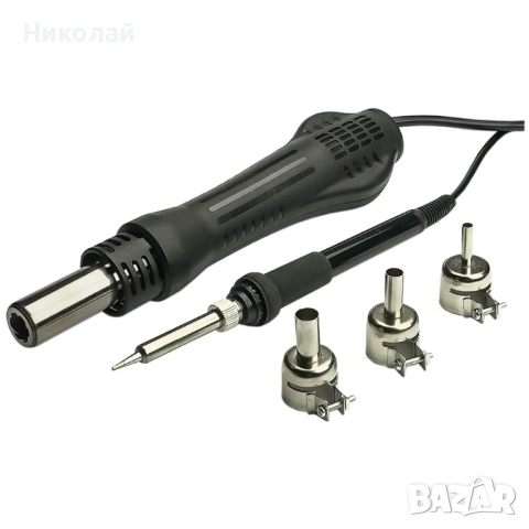 Станция за запояване Sumsour 8586 горещ въздух, поялник, дигитален дисплей., снимка 7 - Друга електроника - 53411420