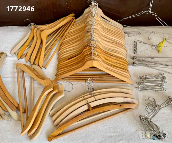 Закачалки за дрехи дървени, метални на едро или дребно