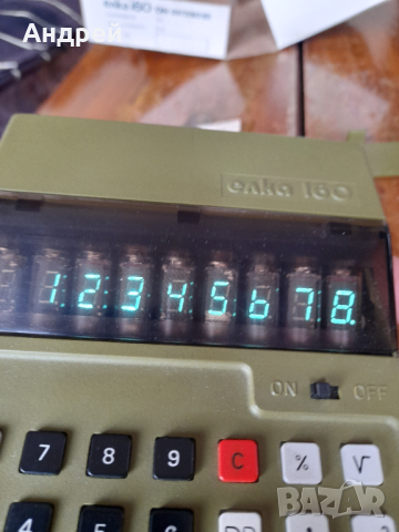 Стар калкулатор Елка 160, снимка 7 - Други ценни предмети - 44635375