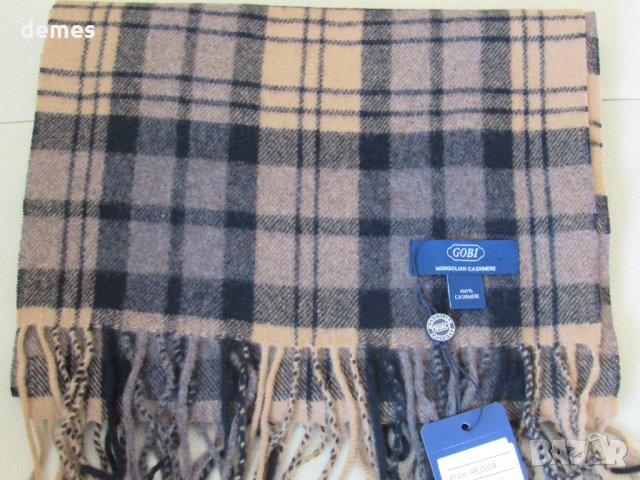 Фин шал 100% кашмир, каре, Монголия, снимка 3 - Шалове - 35796772