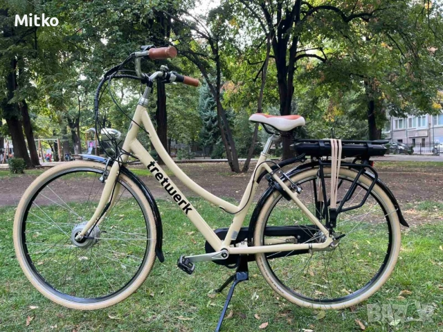 28 цола електрически алуминиев велосипед нов с оригиналното зарядно работи в перфектно внос, снимка 2 - Велосипеди - 51884152