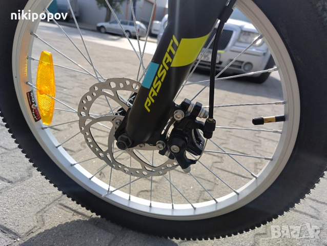 PASSATI Алуминиев велосипед 20" ALUMINIUM жълт, снимка 10 - Велосипеди - 53838767