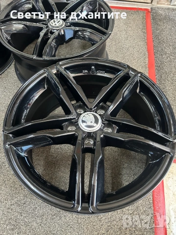Джанти 17 Цола 5х112 Audi A4 A5 A6 Skoda VW Passat Tiguan Golf Touaran Caddy Skoda , снимка 12 - Гуми и джанти - 53637022