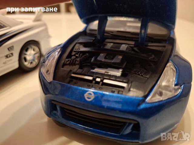 Nissan Skyline R34 GT-R , 1/24 Burago и Nissan 370 Z, 1/24  Maisto, снимка 8 - Колекции - 50533766